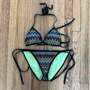 Aerie Crochet Bikini Top Size S